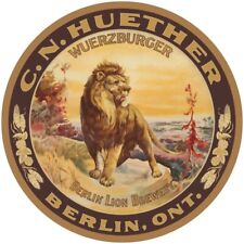 C.N. Huether Beer - Lion Theme - Berlin ON New Sign 14