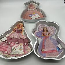 Wilton vintage Barbie Cake Pan Lot picture
