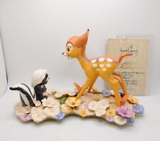Vtg WDCC Walt Disney Bambi Flower He Can Call Me A Flower If He Wants To Box COA picture