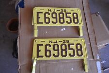 Antique Vintage New Jersey 1929 Car License Plate picture
