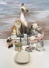 Vtg Cat Kittens Lot of 11 Anthropomorphic Assorted Sizes & Styles Siamese… picture