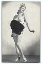 c1905 Sexy Woman Burlesque Risque Arcade Unposted Antique Card picture