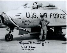 EUGENE KRANZ signed autographed 8x10 AIR FORCE photo NASA AEROSPACE ENGINEER picture