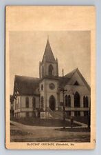Pittsfield ME-Maine, Baptist Church, Antique Vintage c1928 Souvenir Postcard picture