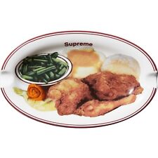 Supreme Chicken Dinner Plate Ashtray White SS18 (SUPP042) One Size picture