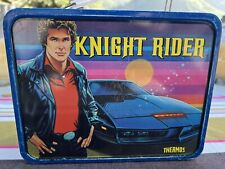 Vintage 1984-1985 Night Rider metal lunch box. Great Condition. No thermos. picture