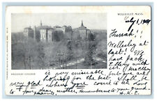 1904 Wellesley College, Wellesley, Massachusetts MA Keeseville NY PMC Postcard picture