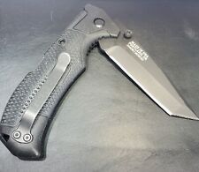 GERBER KNIFE EDICT USA MADE 154CM STEEL FOLDING POCKET CLIP BLACK PREOWNED picture