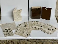 RARE 1900s RADIO RADIO JUNIOR BROADCASTIN DECK CARDS GAME ORIGINAL COMPLETE picture