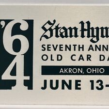 1964 Antique Auto Show Old Cars Days Stan Hywet Hall & Gardens Akron Ohio Plaque picture