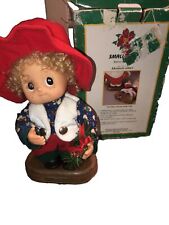 Vintage Telco Small Fry Motionette Animated Holiday Girl 12” picture
