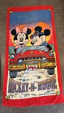 Vintage Walt Disney Beach Towel Mickey & Minnie Beach Beautiful picture