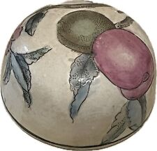 Vintage Chinese Ginger Jar LID ONLY Fits 3” rim Plums, Floral Motif picture