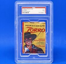 Zorro Unopened Wax Paper Pack, 1958 Argentina PSA 7 - Walt Disney Productions picture