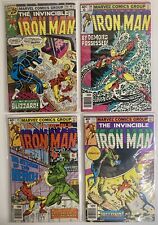 Lot Of 12 Iron Man Bronze Age Marvel Comics Blizzard Machine Man Titanium Man picture