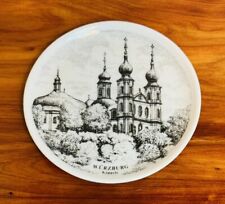 Wurzburg Kappele Sanctuary Made In Germany Collector Coaster Plate White/Black picture