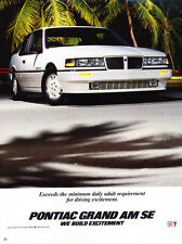 1986 Pontiac Grand Am SE version2 - Classic Vintage Car Advertisement Ad J29 picture