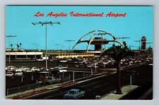 Los Angeles CA-California, Los Angeles International Airport, Vintage Postcard picture