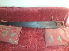 VINTAGE 1 OR 2 MAN 48 INCH CROSSCUT SAW picture