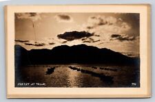 RPPC Sunset At Tallac Mountain  Real Photo California P767 picture