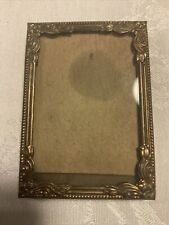 Antique Victorian Ornate  Miniature Picture Photo Frame Glass Front picture