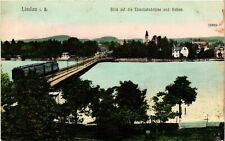 CPA AK Lindau I.B. - View of the railway bridge and Holben GERMANY (882400) picture