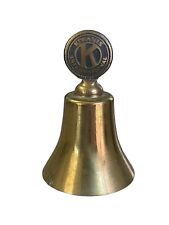 Kiwanis Club Vintage 1960's Circle K International Brass Bell 3