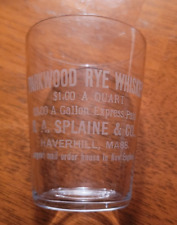 Pre Pro Parkwood Rye Whiskey R.A SPLAINE & CO. shot glass picture