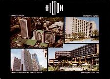 Vintage Postcard Hilton Hotels Venezuela Caracas Margarita Barquisimeto Anauco picture