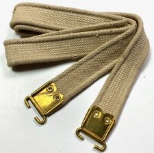 WWII BRITISH ENFIELD RIFLE CANVAS CARRY SLING-TAN picture