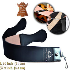 Cut Throat Barber Shaving Real Leather Strop Belt For Straight Razor Sharpening picture