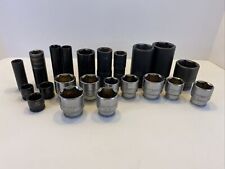 HUGE LOT OF SOCKETS SOME IMPACT LARGER SIZES MOSTLY 1/2” DRIVE picture