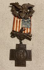UNITED SPANISH AMERICAN WAR VETRENS MEDAL NUMBERED USWV VINTAGE EAGLE picture