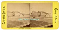 Coney Island Brooklyn NYC NY-MANHATTAN BEACH BATHING PAVILION- c1870s Stereoview picture