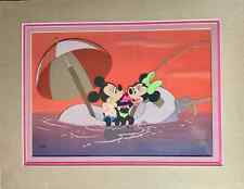 Disney Cel Mickey and Minnie Mouse Runaway Brain Rare Cell Art picture