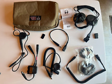 TCI Liberator III Tactical Headset OEM w/ Case Excellent Condition picture