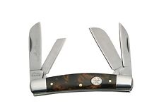 4 Blade Congress Folding Pocket Knife Black Pearl Handles NEW  picture