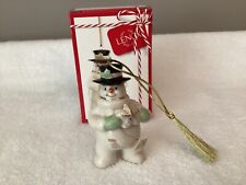 Lenox Holiday Cheer Snowman Christmas Ornament - In Original Box picture