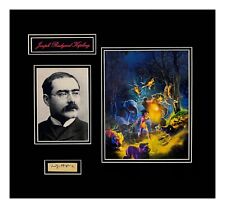 Rudyard Kipling Autograph Cut Museum Framed Ready to Display picture