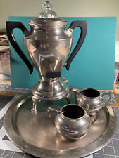 Vintage Westinghouse Electric Percolator 1918-23  w/ platter, sugar and creamer picture