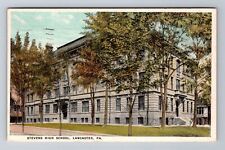 Lancaster PA-Pennsylvania, Stevens High School, c1925 Antique Vintage Postcard picture