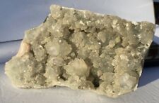 Apophyllite Peach Stilbite On Chalcedony  Crystals Minerals Specimen From India picture