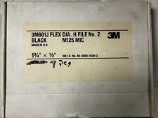 MACHINIST AucStd 3M -  9 Diamond H Files Black No 2 M125 Set in Box 601J picture