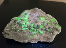 Large 3inch Willemite fluorescent mineral, Franklin NJ Mine Very Bright #13 picture