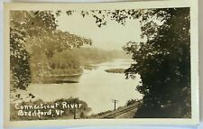 Connecticut River. Bradford Vermont. Real Photo Postcard. RPPC 1926-1940 picture