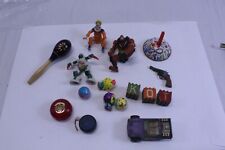 16 PC Lot Vintage Toys Yoyo's Action Figures Wood Blocks + Parts Repair picture