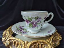 Vintage Tea cup And Saucer With Gold Trim picture
