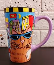 Vintage Catzilla Candace Reiter Mug 3 Cool Cats in the City Vtg 1999 Read Me picture