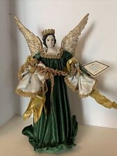 VTG Sandy Dolls  Angelica Emerald #1601 Hand Constructed Angel Tree Topper picture