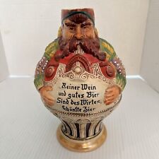 Vintage GERZ wine beer 10” Pitcher Jug Innkeeper W. Germany stoneware picture